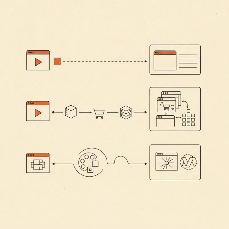 Selecting a no-code website workflow for a specific project