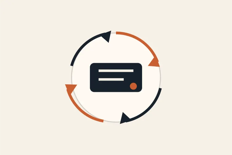 A continuous review loop around a website draft, showing that AI website building continues through focused revisions after the first generation