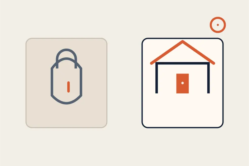 A rented social account compared with a business-owned website and domain